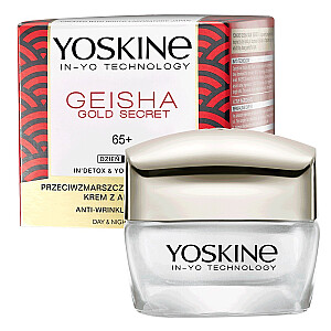 YOSKINE Geisha Gold Secret 65+ крем с водорослями нори укрепляющий против морщин на день и ночь 50мл