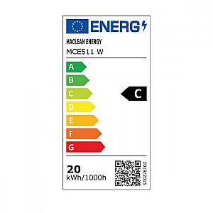 LED lempa MCE511 W 20W IP65 4000K 