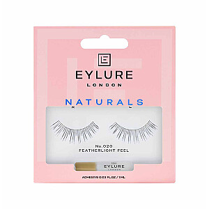 EYLURE Naturalite Strip Eyelashes Naturals накладные ресницы с клеем, натуральный эффект 020