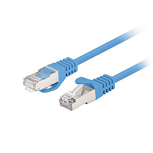 Patchcord kat 6 FTP 0,25M 10 vnt., pravesta niebieski