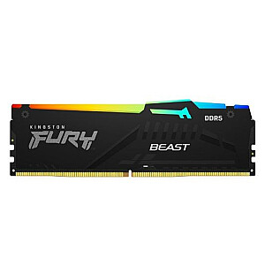Память DDR5 Fury Beast RGB 16 ГБ(1*16 ГБ)/6000 CL30 EXPO черный