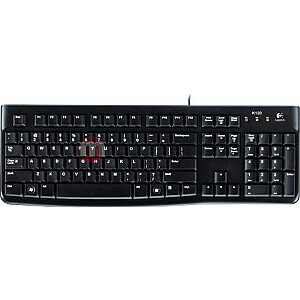 „Logitech K120 US“ laidinė juoda klaviatūra (920002508)