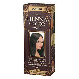 VENITA Henna Color balzamas-dažas su chna ekstraktu 19 Juodasis šokoladas 75ml
