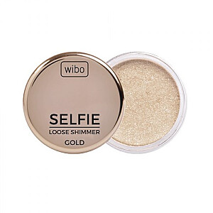 WIBO Selfie Loose Shimmer paryškintuvas veidui Golden 2g