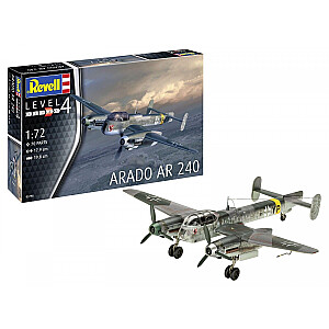 Plastikinis Arado AR-240 modelis 1/72.