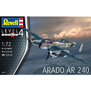 Plastikinis Arado AR-240 modelis 1/72.