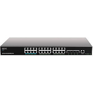Grandstream tinklai GWN7813P tinklo jungiklis valdomas Gigabit Ethernet L3 (10/100/1000) Maitinimas per Ethernet (PoE) Pilka