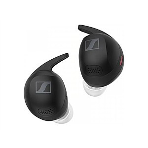 Sennheiser | Momentum Sport ausinės | MSPORT1 | Bluetooth | Į ausis | Mikrofonas | Triukšmo slopinimas | Belaidis | Juoda