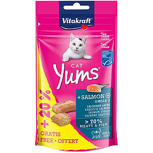 VITAKRAFT Yums Salmon - лакомство для кошек - 40г + 20%