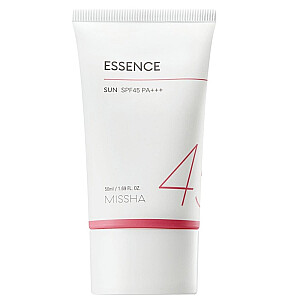 MISSHA Allaround Safe Block Essence Sun EX SPF 45 PA+++ drėkinamoji veido esencija su filtru 50ml