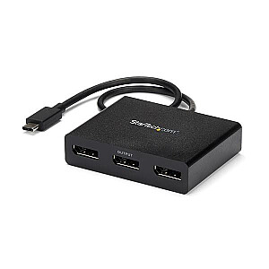 DISPLAYPORT HUB 3 prievadai / USB-C MAX. 3840x2160 30 Hz