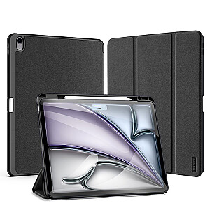 Dux Ducis domo magnetinis dėklas planšetiniam kompiuteriui Apple iPad Air 13 (2024) A2903 | A2904 | A2898 juoda
