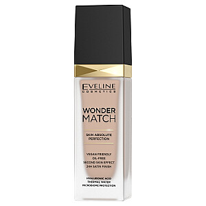 EVELINE Wonder Match prabangus prisitaikantis veido pagrindas 35 Sunny Beige 30 ml