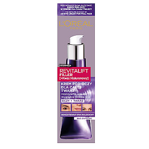 L'OREAL Revitalift Filler paakių kremas visam veidui su hialurono rūgštimi 30ml