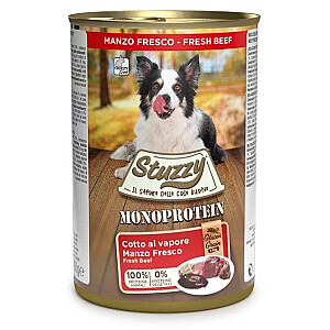 STUZZY Monoprotein Beef - šlapias šunų maistas - 400 g