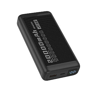 SENDEM PH82 maitinimo blokas 20000 mAh | 2.4A | LED | juodas