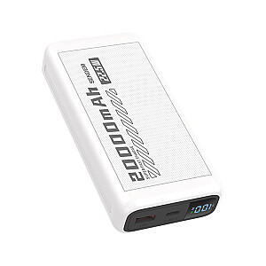 SENDEM PH82 maitinimo blokas 20000 mAh | 2.4A | LED | baltas