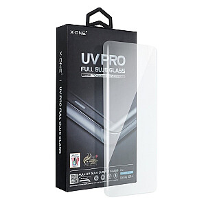 X-ONE UV PRO Full Cover ekrano apsauga, skirta Samsung S908 Galaxy S22 Ultra (veikiantis pirštų atspaudų jutiklis)