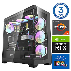 INTOP AQUA Ryzen 7 7700X 32GB DDR5 1TB SSD M.2 NVME RTX4070 SUPER 12GB no-OS