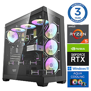 INTOP AQUA Ryzen 5 7600X 16GB DDR5 1TB SSD M.2 NVME+2TB RTX4070 12GB WIN11