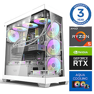 INTOP AQUA Ryzen 5 7600X 16GB DDR5 1TB SSD M.2 NVME RTX4070 SUPER 12GB no-OS