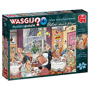 Jumbo Wasgij Retro Mystery 4 Live-Unterhaltung! LiveUnterhaltung! 1000 Teile Puzzle (19177 )