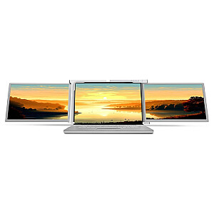 „Misura 3M1200S1“ dvigubas 12 colių nešiojamas LCD monitorius su 1920 x 1080 raiška