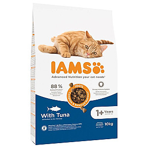 IAMS Advanced Nutrition Cat Adult Tuna - sausas kačių maistas - 10 kg