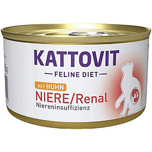 KATTOVIT Feline Diet Niere/Renal Chicken - влажный корм для кошек - 185г