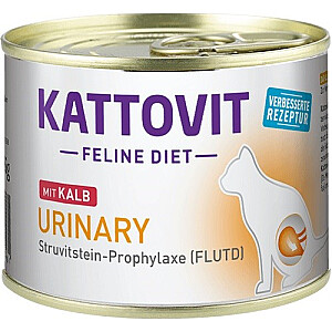 KATTOVIT Feline Diet Urinary Veal - šlapias maistas katėms - 185g