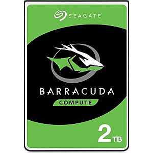 2,5 colio „Seagate BarraCuda SATA III“ 2 TB diskas (ST2000LM015)