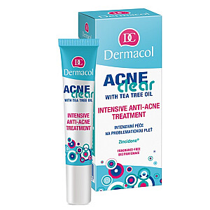 DERMACOL AcneClear Anti-Acne Treatment taškinė priežiūra spuoguotai odai 15 ml