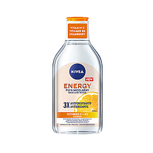 Micelinis skystis NIVEA Energy Micelinis vanduo su 3 antioksidantais visų tipų odai 400ml 