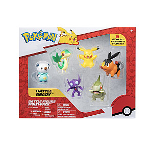 POKEMON figūrėlės, sudėtinė pakuotė, 6 vnt. W6 81416