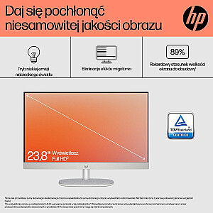 HP AIO 24-cr0008nw Athlon Silver 7120U 23,8 colio FHD AG IPS 8 GB_DDR SSD5256 Radeon 610M Win11 2Y dėklas, baltas