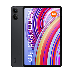 Redmi | Pad Pro 5G | 12,1 colio | Grafito pilka | IPS LCD | 1600 x 2560 pikselių | Qualcomm | Snapdragon 7s Gen 2 | 6 GB | 128 GB | Wi-Fi | Priekinė kamera | 8 MP | Galinė kamera | 8 MP | Bluetooth | 5.2 | Android | 14