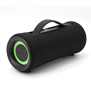 Gembird SPK-BT-LED-04 Wireless LED boombox speaker, black