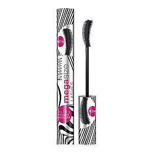 EVELINE Mega Size Lashes Mascara утолщающая и удлиняющая тушь для ресниц 10мл