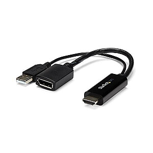 ADAPTERIS HDMI Į DP 1.2 — 4K KONVERTERIS / 4K DISPLAYPORT