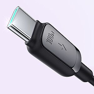 USB C – USB C kabelis 100 W 1,2 m Joyroom S-CC100A14 – juodas