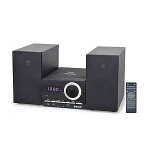 HELIOS Bluetooth CD USB Tower Пульт дистанционного управления Черный 