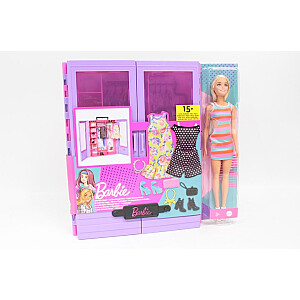 Barbie Fashionistas Ultimate Closet lėlė ir žaidimų rinkinys