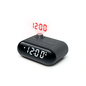 Muse M-179 P Clock Radio With Projection, Black | Muse