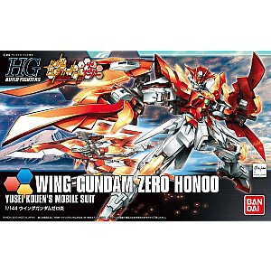 Bandai [033] HGBF Wing Gundam Zero Honoo Детская Коллекционная фигурка