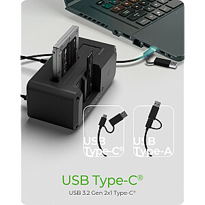 IB-2924MSCL-C31 prijungimo stotis ir CloneStation nuo 1x 2,5"/3,5" iki 1x M.2 NVMe ir M.2 NVMe iki M.2 NVMe 