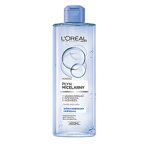 Micelinis skystis L'OREAL Skin Expert normaliai ir mišriai odai 400ml