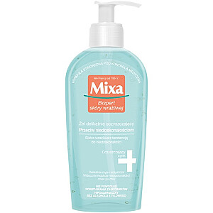 MIXA Sensitive Skin Expert valomasis gelis be muilo nuo netobulumų riebiai odai 200ml