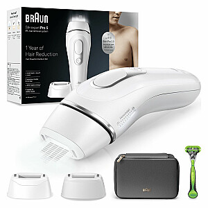 Эпилятор Braun Silk-expert Pro 5 PL5145 IPL белый и серебристый