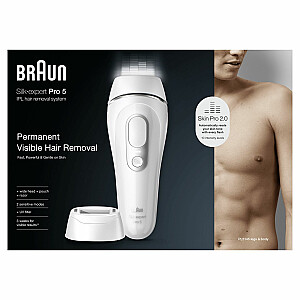 Эпилятор Braun Silk-expert Pro 5 PL5145 IPL белый и серебристый