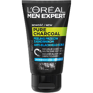 L'OREAL Men Expert Пилинг против черных точек Pure Power Charcoal 100мл